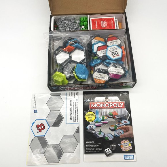 Hasbro U-Build Monopoly Complete Game-All Pieces in Box-Different Game each Time - Picture 3 of 4